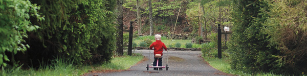 Kid on a Bicycle, driveway kid, life insurance, MD, NC, VA